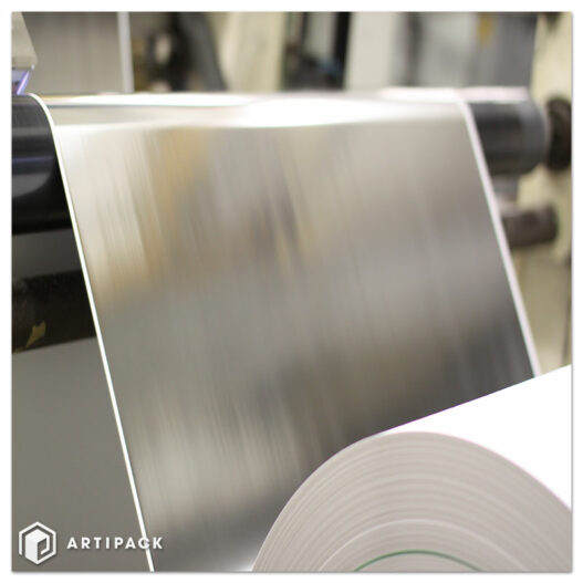 Production Metallized paper