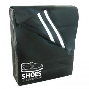 Verzendzakken plastic XL zwart Bedrukking: Shoenen online