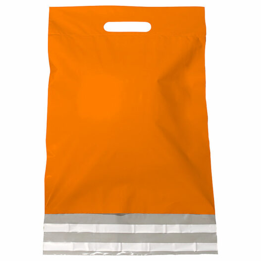 LDPE COEX verzendtas met plakstrip kleur: Oranje