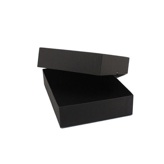Luxe doos met losse deksel - zwart
