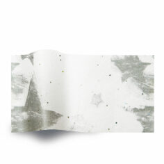 Zijdepapier Silver Celebration on White Diamond GS1015B Gemstones