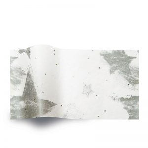 Gemstones Zijdepapier, Silver Celebration on White Diamond GS1015B
