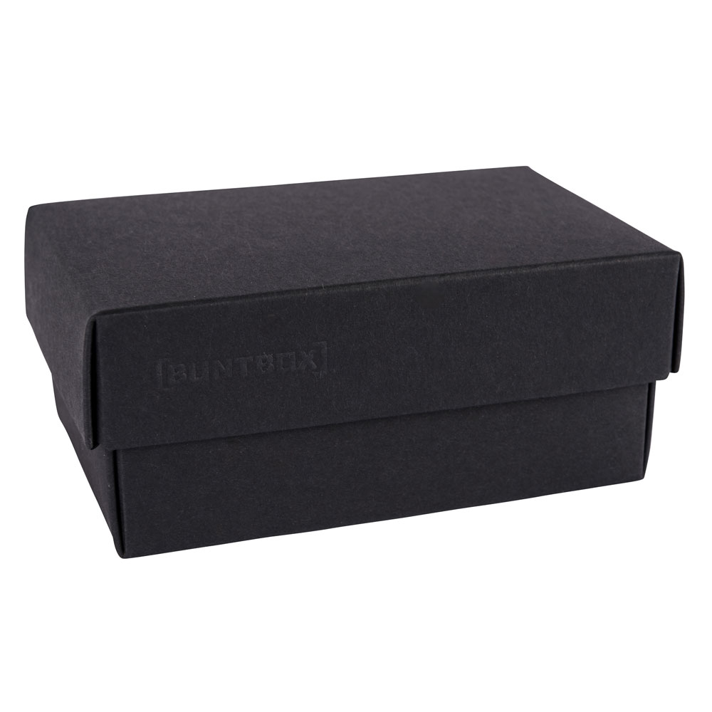 Coffret carton rectangle vide savoureux noir et cuivre 31x18 x10 cm
