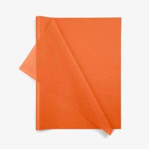 Oranje zijdepapier