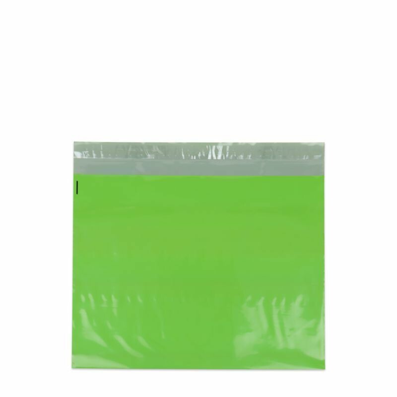 Plastic verzendzak Groen - 40 x 30 cm Groene plastic verzendzak Formaat: 40 x 30 cm