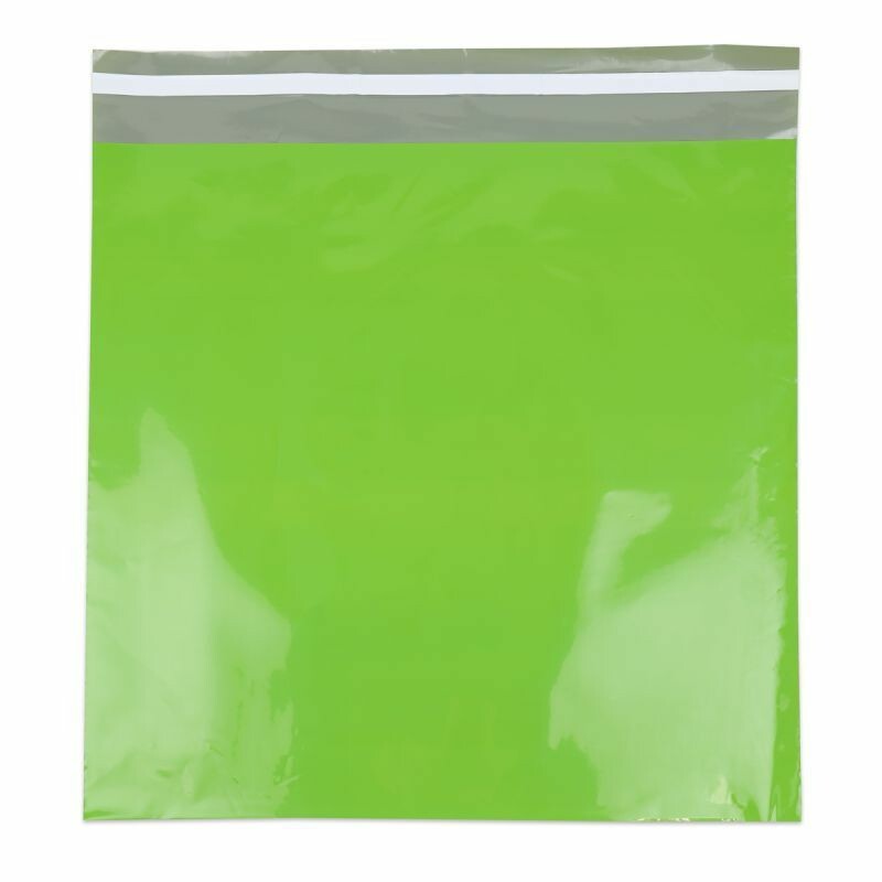 Plastic verzendzak groen - 50 x 46 cm Groene plastic verzendzak Formaat: 50 x 46 cm