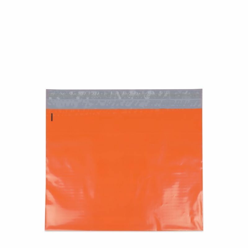 Plastic verzendzak oranje - 40 x 30 cm Oranje plastic verzendzak Formaat: 40 x 30 cm