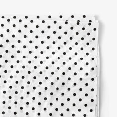 Tissue paper - Black dots on White
