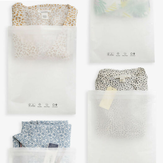 Pergamijn transparante kledingzakken