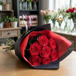 gewaxt bloemenpapier voor een boeket