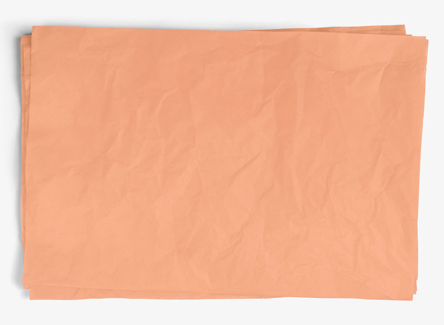 Peach tissue paper - waxed