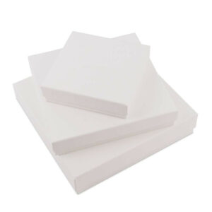 Luxe kartonnen dozen met deksel - Wit kraftpapier