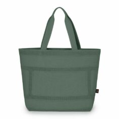 Voorzijde Shopper Mono Green Grey