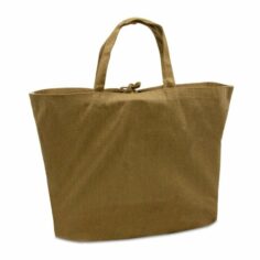 denim look Canvas Strandtas Bruin