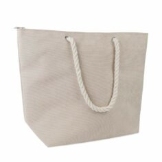 Corduroy strandtas ecru