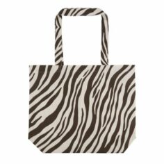 Katoenen Tas met Zebraprint