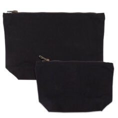 Zwarte toilettasjes van Canvas/Katoen